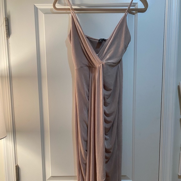 Windsor Pure Perfection Slinky Knit Drape Midi Dress - Picture 2 of 6